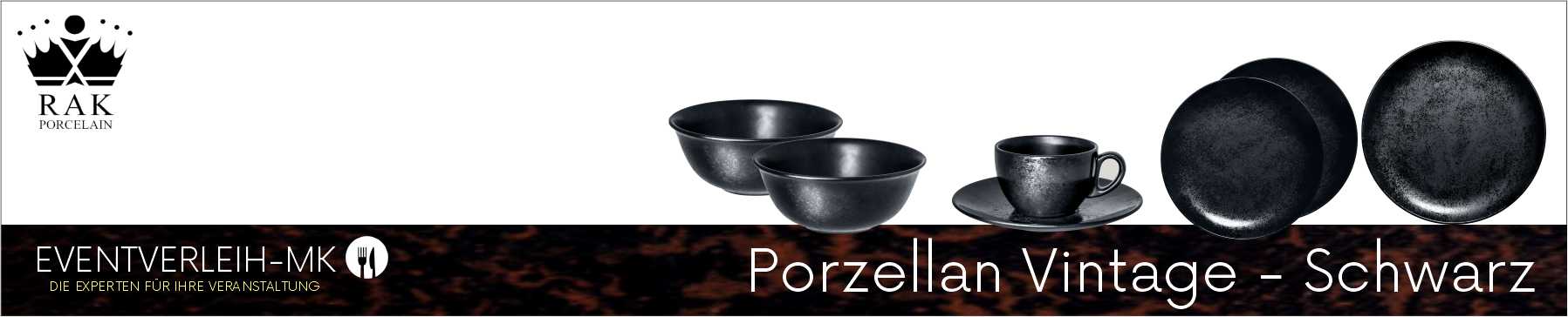 Porzellan - Schwarz