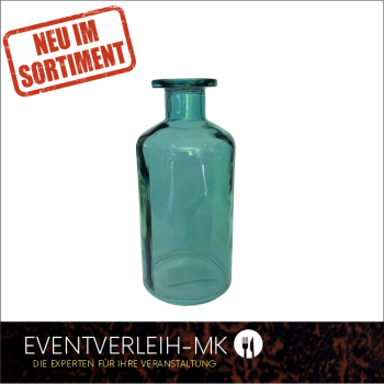 Glasvase, saphierblau inkl. Spülservice