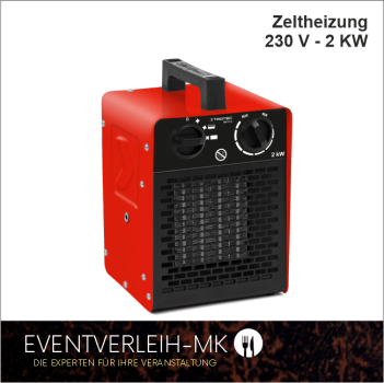 Zeltheizung 230V - 2KW