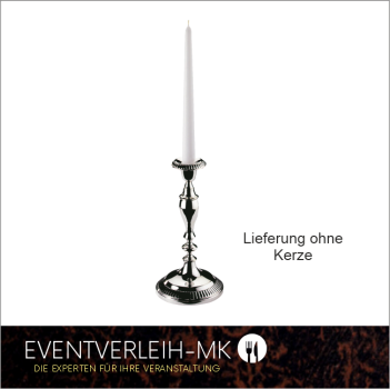 Kerzenleuchter 1-armig - Versilbert