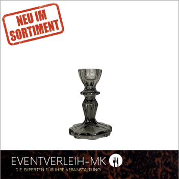 Kerzenleuchter aus Glas, 11,0cm