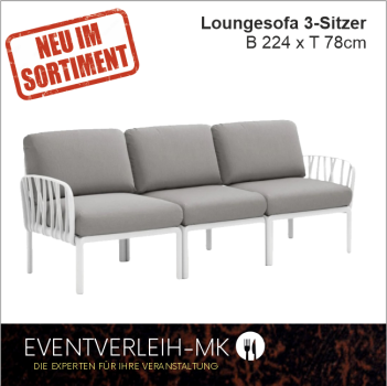 Loungesofa 3-Sitzer Rimini