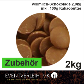 Zubehör - Vollmilch-Schokolade 2,0kg - VERKAUFSWARE