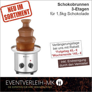 Schokoladenbrunnen - 3 ETAGEN