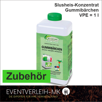 Zubehör - Slush-Sirup 1l - Gummibären - VERKAUFSWARE