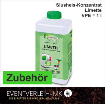 Zubehör - Slush-Sirup 1l - Limette - VERKAUFSWARE