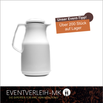 Warmhaltekanne 1,0l - Weiss - Kopie