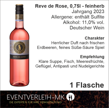 Reve de Rose, 0,75l - feinherb