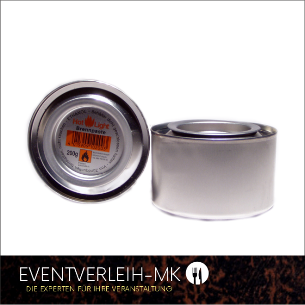 Brennpaste für Chafing Dish - Brenndauer 75min.