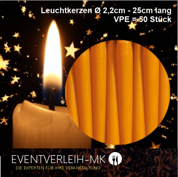 Leuchtkerze - nektarinen - VERKAUFSARTIKEL