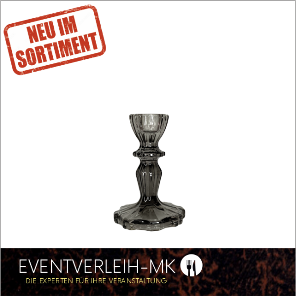 Kerzenleuchter aus Glas, 11,0cm