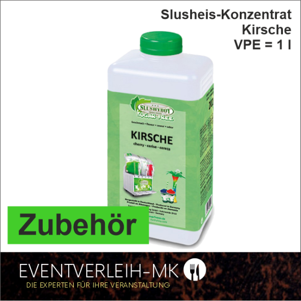 Zubehör - Slush-Sirup 1l - Kirsche - VERKAUFSWARE