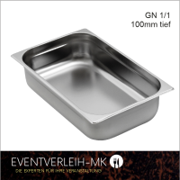 1/1 GN** Behälter 14,0l - 100mm tief - EDELSTAHL 18/10