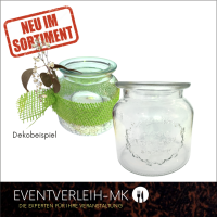 Glasvase, klar inkl.Spülservice