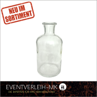 Glasvase, klar inkl. Spülservice