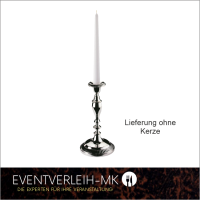 Kerzenleuchter 1-armig - Versilbert