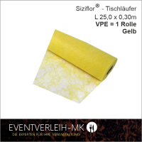 Siziflor Tischband auf Rolle - gelb - VERKAUFSARTIKEL