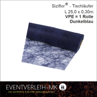 Siziflor Tischband auf Rolle - dunkelblau - VERKAUFSARTIKEL