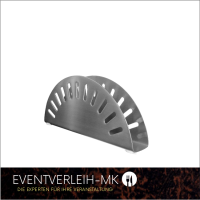 Serviettenhalter - aus mattiertem Edelstahl