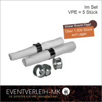 Serviettenringe - aus poliertem Edelstahl