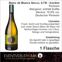 Blanc de Blancs Secco, 0,75l - trocken