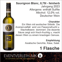 Sauvignon Blanc, 0,75l - feinherb